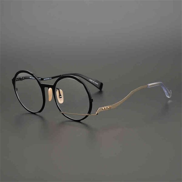 

80% off wholesale maruyama zhenghong personalized glasses limited manual irregular full unique literary frame can be matched with myopia, White;black