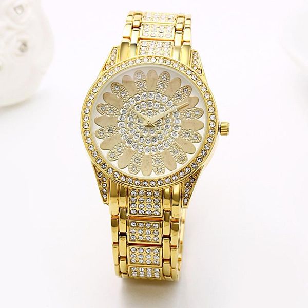

original gold watch women watches ladies steel women's bracelet female wristwatch clock relogio feminino montre femme wristwatches, Slivery;brown
