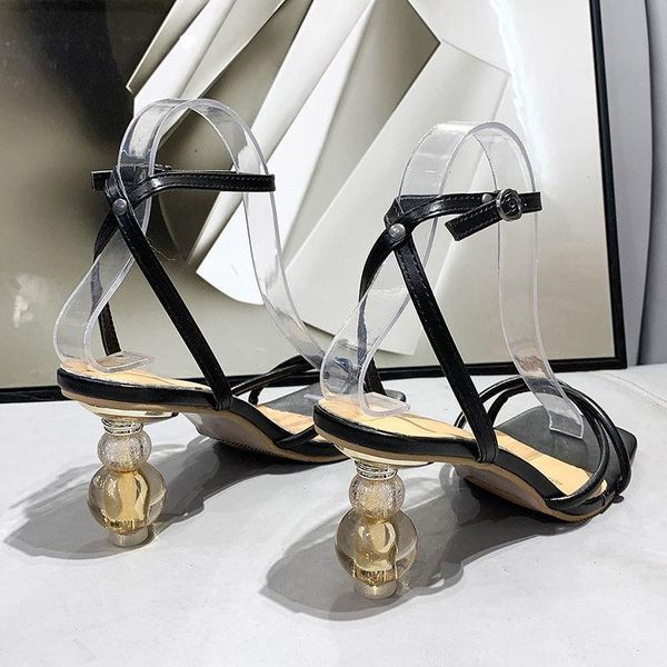 

dress shoes 2021 summer women sandals slipper high cylindrical heel outdoor flip flops narrow strap slides, Black