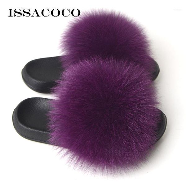 

slippers women's shoes flip flops women fur slides female fluffy furry11, Black