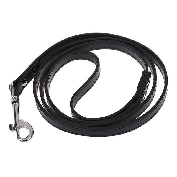 

black fashionable leather strap for pet dog 12" s 120 * 1.5cm collars & leashes