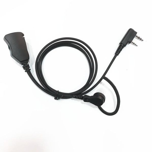 

walkie talkie mushroom earbud volume control 2pins k plug headphone clamp pfor baofeng uv5r,wouxun,puxing,tyt etc