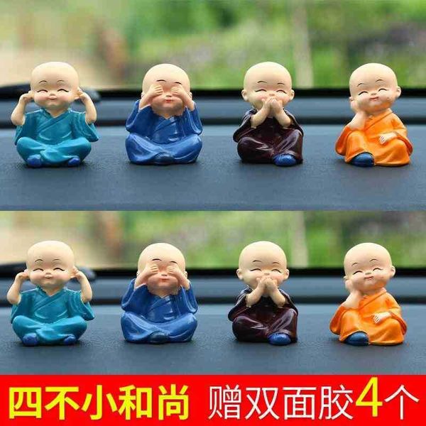 

car four no little monk creative cute doll car interior decoration accessories
