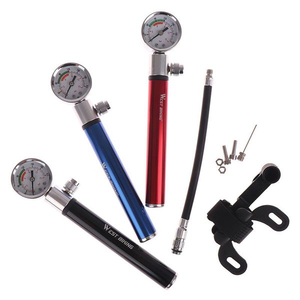 

bike pumps mini bicycle pump with pressure gauge 210 psi hand cycling tire