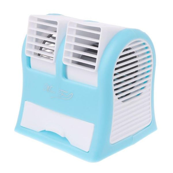 

electric fans mini small fan cooling portable deskdual bladeless air conditioner usb