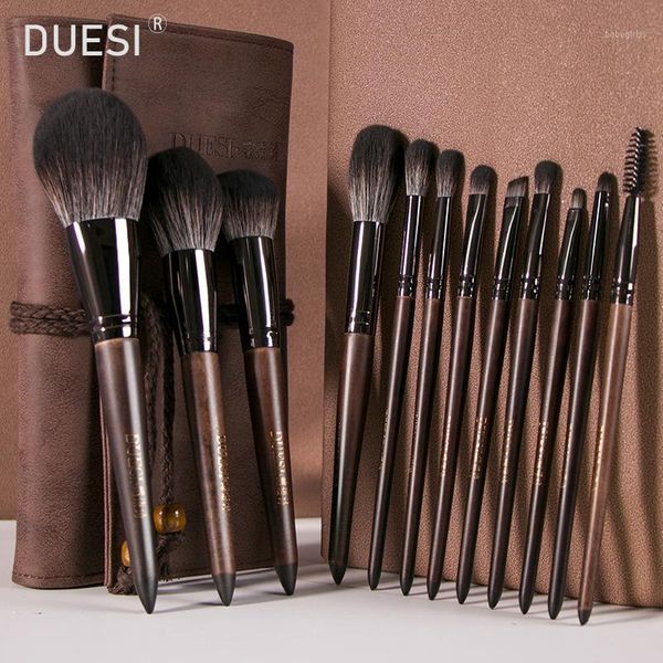 

12pcs/set wooden makeup brushes set foundation face blush powder concealer eyelash eyeshadow luxury cosmetic tools case1
