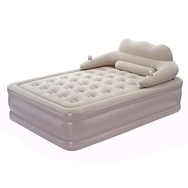 

outdoor pads high bed inflatable household furniture thickened flocking pvc folding portable lazy air cushion
