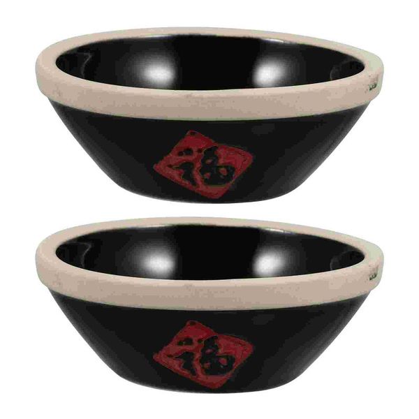 

bowls 2pcs creative mini bowl decorations practical ceramic for home decor use
