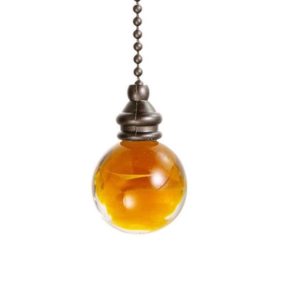 

decorative objects & figurines durable metal retro round shape ceiling fan pulls lamp chain extender home decor lighting accessories chandel