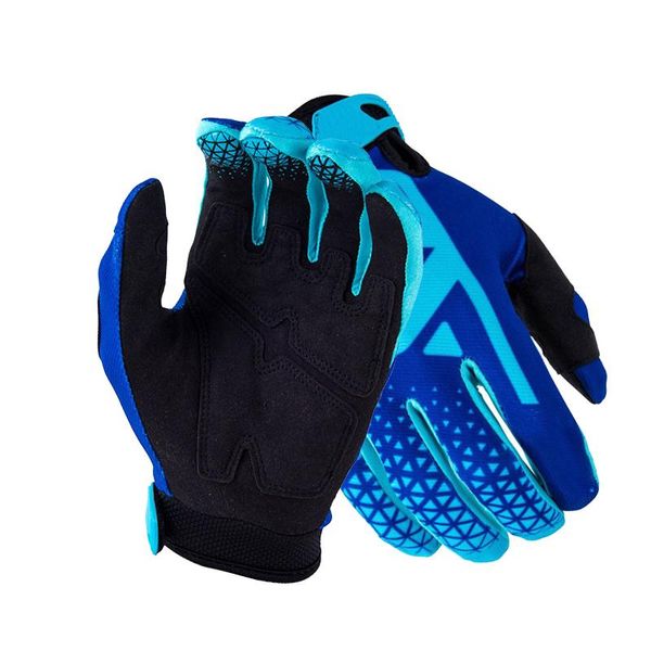 

mtb gloves road bike cycling bicycle motocross full finger outdoor sports half, Black
