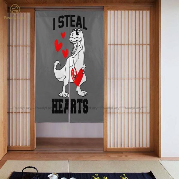 

dino curtains blockout printed door curtain living room double & drapes