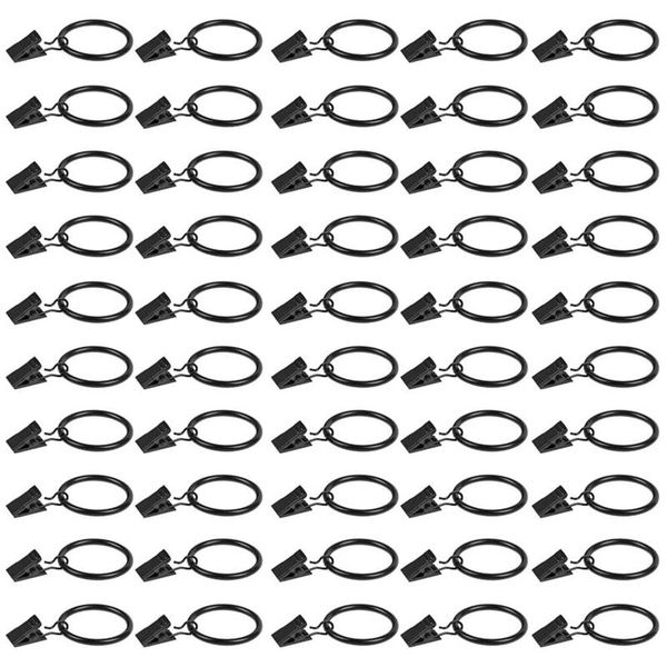 

drapery rings with clips curtain rod clips,curtain decorative drapery,rings 50pcs other home decor