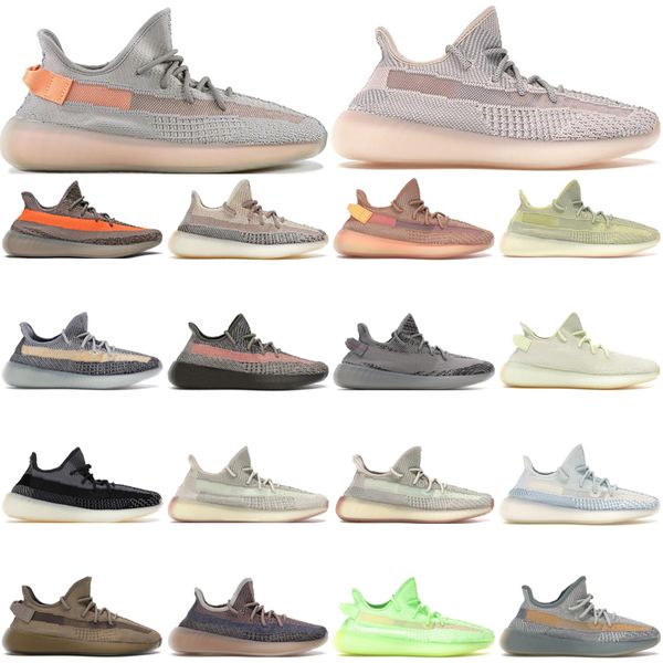 

classic men women running shoes 350 v2 reflective earth glow israfil linen marsh natural zebra cream cinder bred beluga clay static trainers