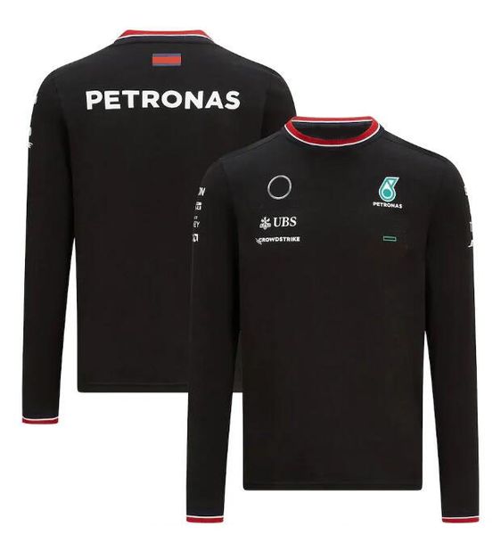 

2021 f1 team racing suit, long-sleeved t-shirt customized with the same style