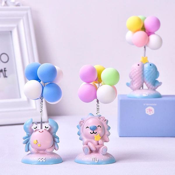 

decorative objects & figurines twelve constellations chinese zodiac rat animal balloon deskdecor home figurine model crafts gift miniatu