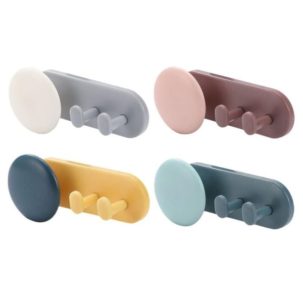 

hooks & rails 4pcs household storage hook key holder punch hanging for entryway