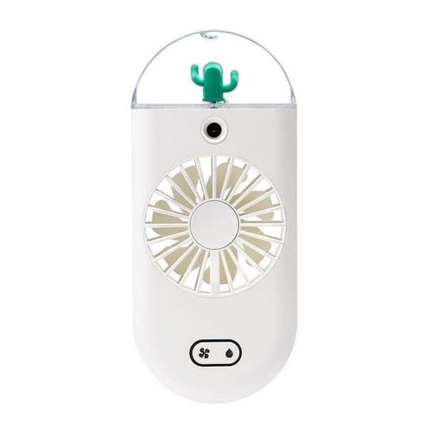 

electric fans mini fan hand held humidifier usb rechargeable humidify small portable cartoons table