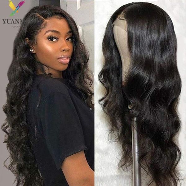 

lace wigs body wave 4x4 transparent closure human hair brazilian frontal wig for women remy 150% density, Black;brown