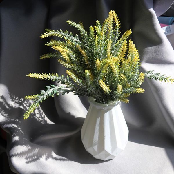 

bouquet provence lavender artificial flowers diy vases for home decoration accessories grain decorative fake plant silk flower & wreaths