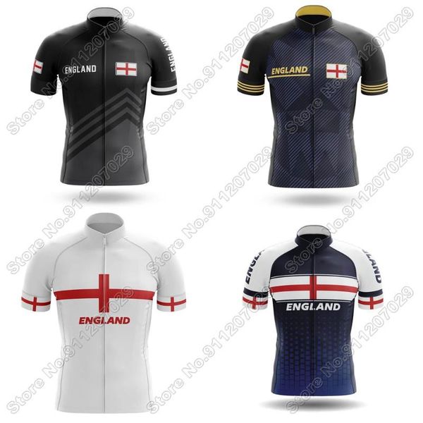 

men england cycling jersey uk short sleeve summer clothing road bike shirts mountain bicycle mtb maillot racing jackets, Black;red