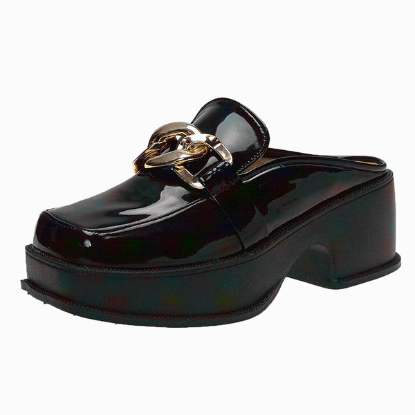 

sandals slippers for home summer women shoe flip-flops indoor loafers soft woman lolita platform chunky style shoes, Black