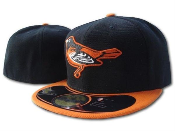 

2021 new men's fashion hip hop classic black color flat peak full size closed caps baseball sports all team fitted hats in size 7size 8, Blue;gray