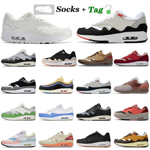 

mx 1 87 running shoes for men women designer sneakers 1s 87 patta waves monarch baroque brown kiss of death elephant triple black white gum