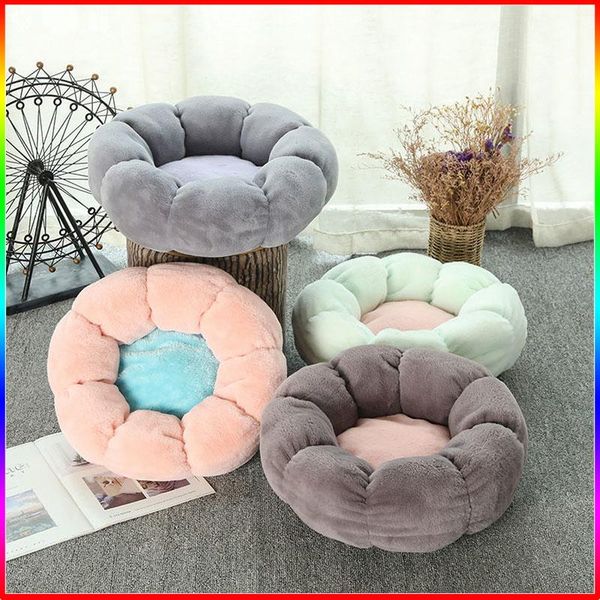 

cat beds & furniture flowers house soft pet dog bed for dogs basket products cushion mat animals sleeping sofa