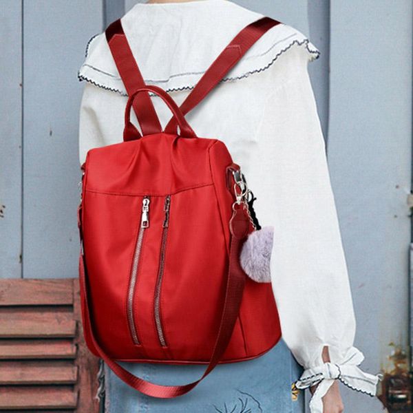 

backpack selling women oxford cloth shoulder bag waterproof anti theft travel rucksack -b5
