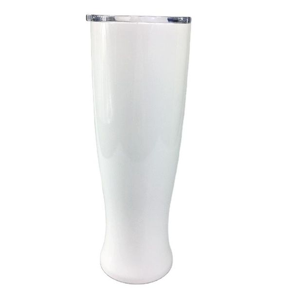 

5-100pcs sublimation blank 30oz pilsner tumbler cup vase stainless steel vacuum bottle coffee mugs water bottles