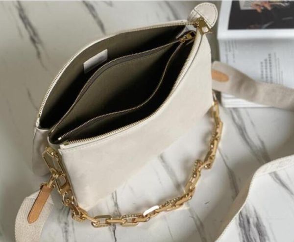 

bag spring summer embossed puffy leather chain coussin pm handbag fashion-forward shoulder cross-body strap quality