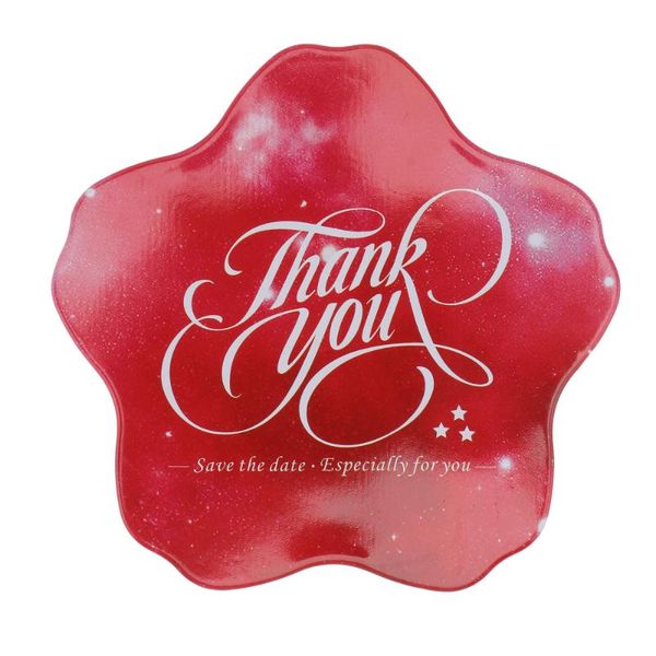 

gift wrap 6pcs iron candy boxes wedding packaging box tinplate (red)