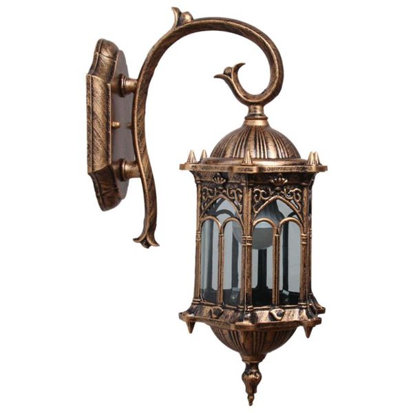

clear glass balconies yard porch lantern sconces pathway loft exterior fixture antique wall light park outdoor garden waterproof lamps