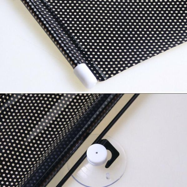 

car sunshade retractable sun visor windshield curtain pvc 1 pc