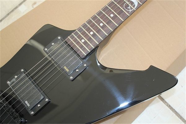 

mahogany wood black explorer electric guitar guitars