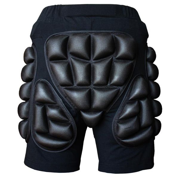 

elbow & knee pads 2.5cm foam kids children boys girls hip pad protector ski roller skating snow board cycling padded shorts, Black;gray