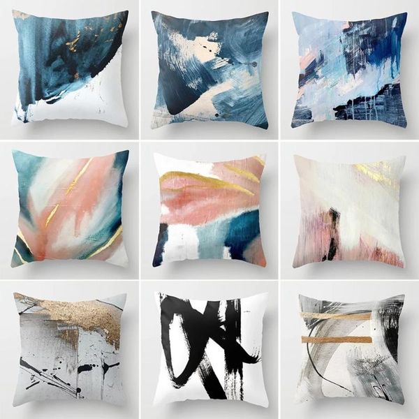

pillow case polyester vintage throw bed cushion cover home sofa bedroom decoration pillowcase for 45*45cm