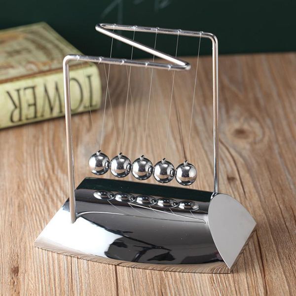 

metal frame zigzag ton pendulum ton's cradle table decor children's gift ball physics science model decorative objects & figurines