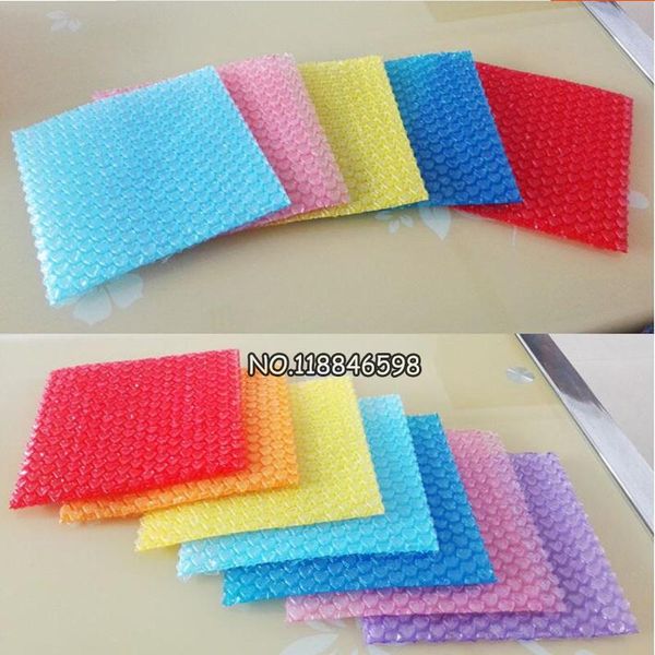 

50pcs heart-shaped bubble bags inflatable bag foam wrap for packing material gift decoration 10*10cm (3.94*3.94')