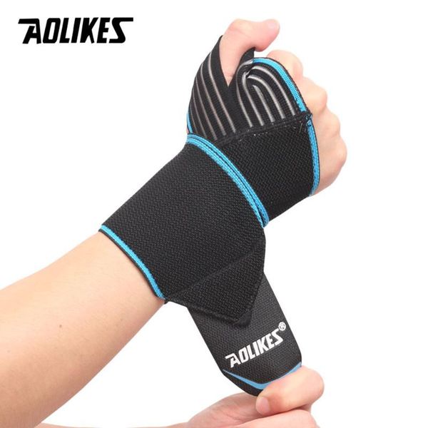 

pair crossfit fitness wrist wraps straps gym gloves weightlifting sports wristband bracer support hand, Black;red