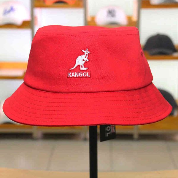 Chapéu de chapéu de aba gorjeado de algodão para homens kangol esporte ao ar livre tap de pesca de verão sun praia fisherwarwarwear escalada marca high220j 2574