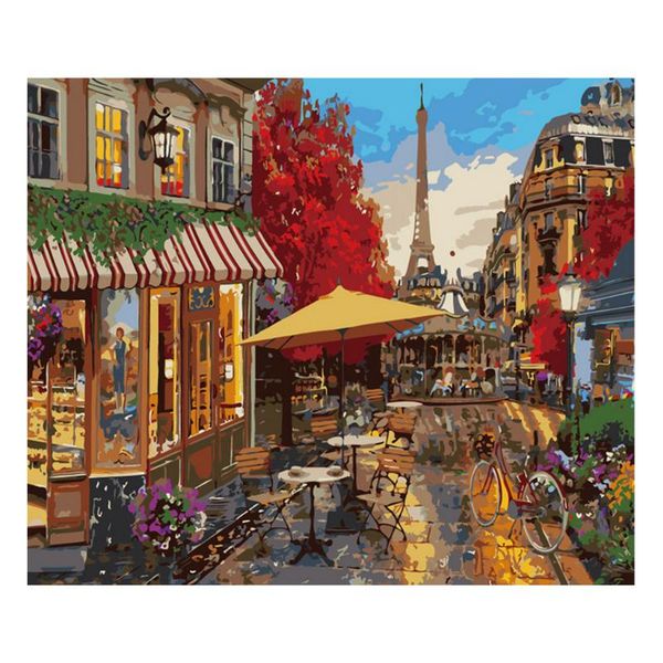 

paintings diy painting by numbers landscape kit acrylic paint on canvas modern wall art picture for living room home decors