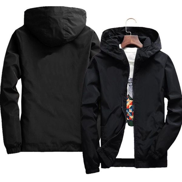 

men's jackets spring autumn mens casual camouflage hoodie jacket men waterproof clothes windbreaker coat male outwear, Black;brown