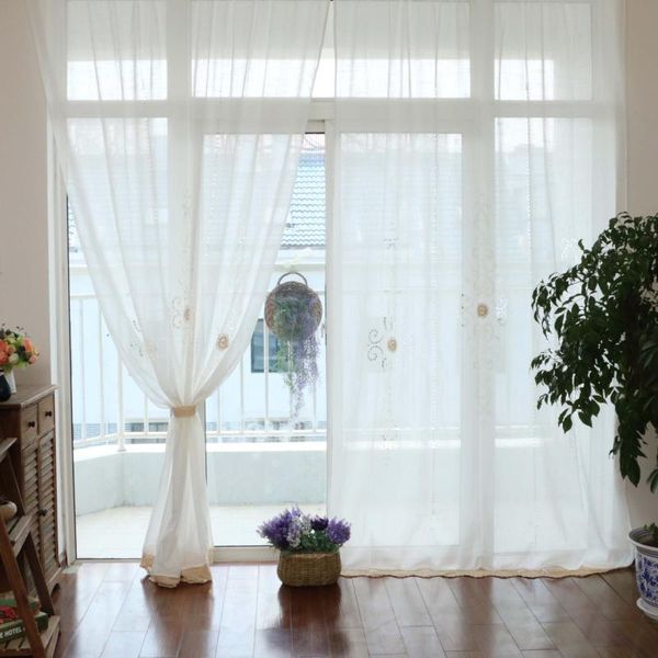 

curtain & drapes window screen literature and art fairy gas japanese-style french balcony bedroom living room lu embroidery