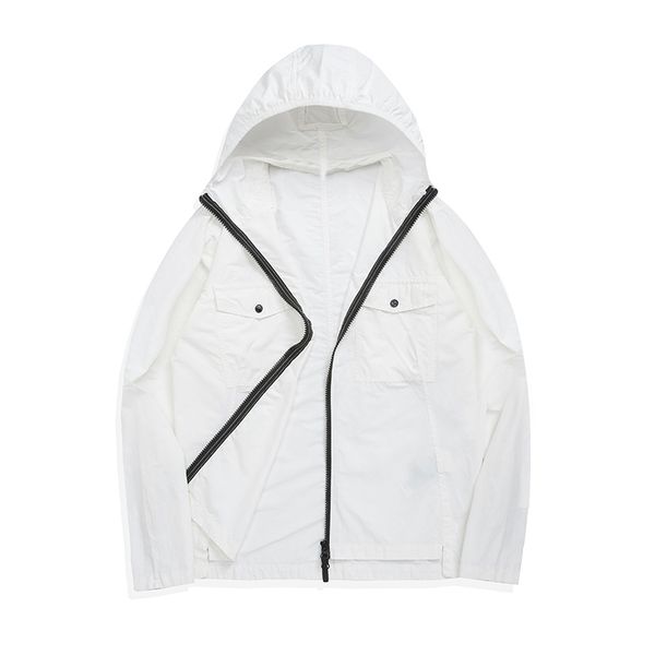 

spring and autumn thin hooded men's jacket advanced version fashion brand trench coat couple sport solid, Black;brown