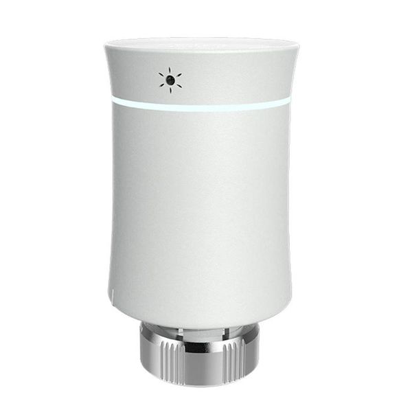 

smart home control tuya zigbee trv thermostatic valve led intelligent temperature controller constant radiator thermostat for alexa google
