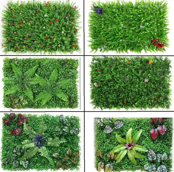 

decorative flowers & wreaths 60*40cm diy artificial plastic grass leaves flores plants fake for home store garden imagine wall decoration