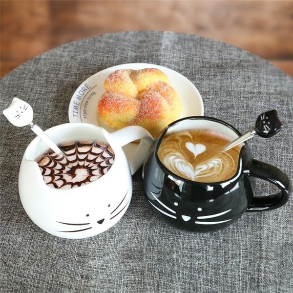 

mugs ceramic cute cat lovers coffee mug tea milk cups nice gifts