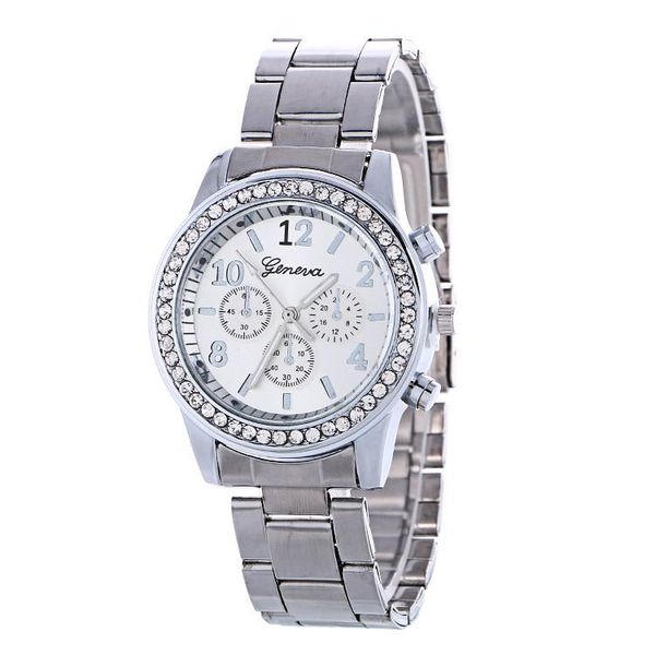 Armbanduhren 2021 Mode Chronograph Überzogene Klassische Genfer Quarz Damenuhr Frauen Kristalle Relogio Feminino Geschenk Uhr