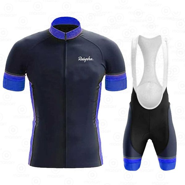 

racing sets cycling set clothing pro team jersey kit men's short sleeve triathlon mtb clothes bike uniforme ropa ciclismo hombre ralvph, Black;blue